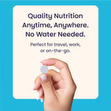EZ Melts Calcium & Magnesium Supplement open packaging with tablets visible