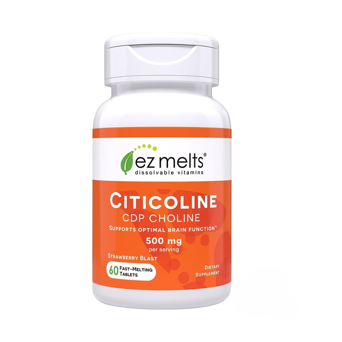 EZ Melts Citicoline supplement front view packaging