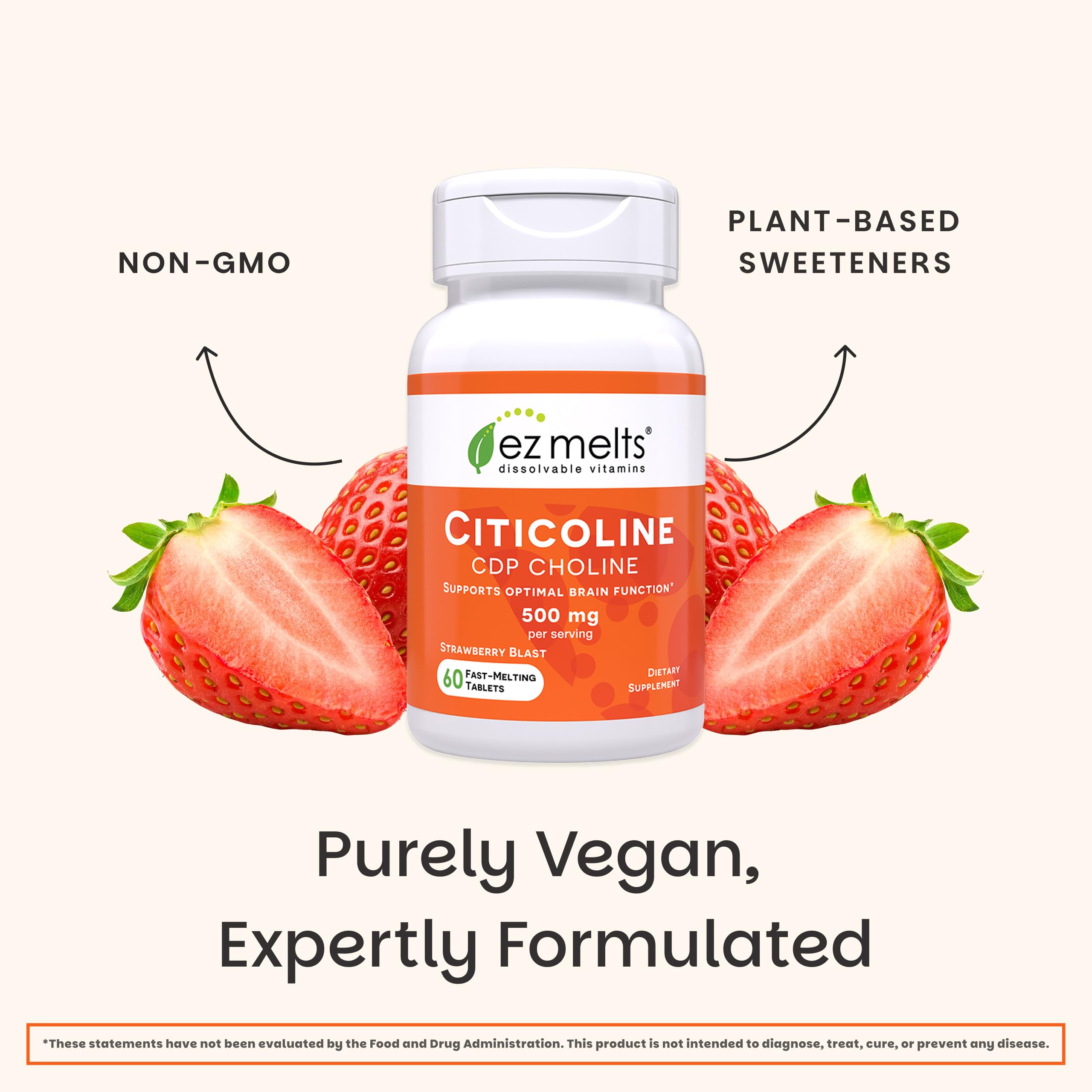 EZ Melts Citicoline supplement in a lifestyle setting