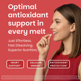 EZ Melts CoQ10 Supplement 100mg Ubiquinol packaging