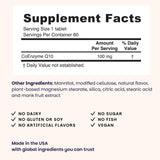 EZ Melts CoQ10 Supplement tablet close-up