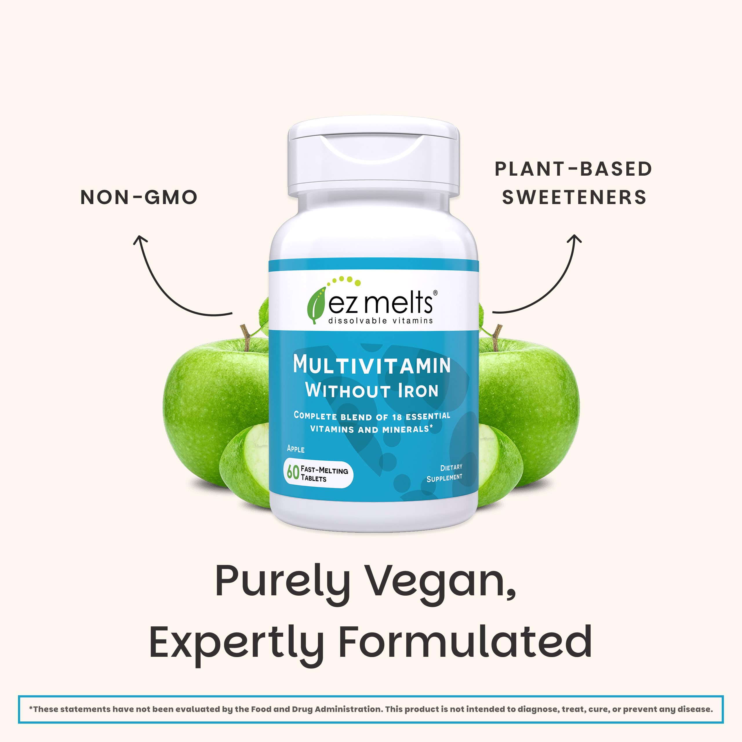 EZ Melts Daily Multivitamin Supplement on a kitchen counter