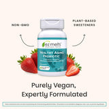 EZ Melts Healthy Aging Probiotic Supplement in hand