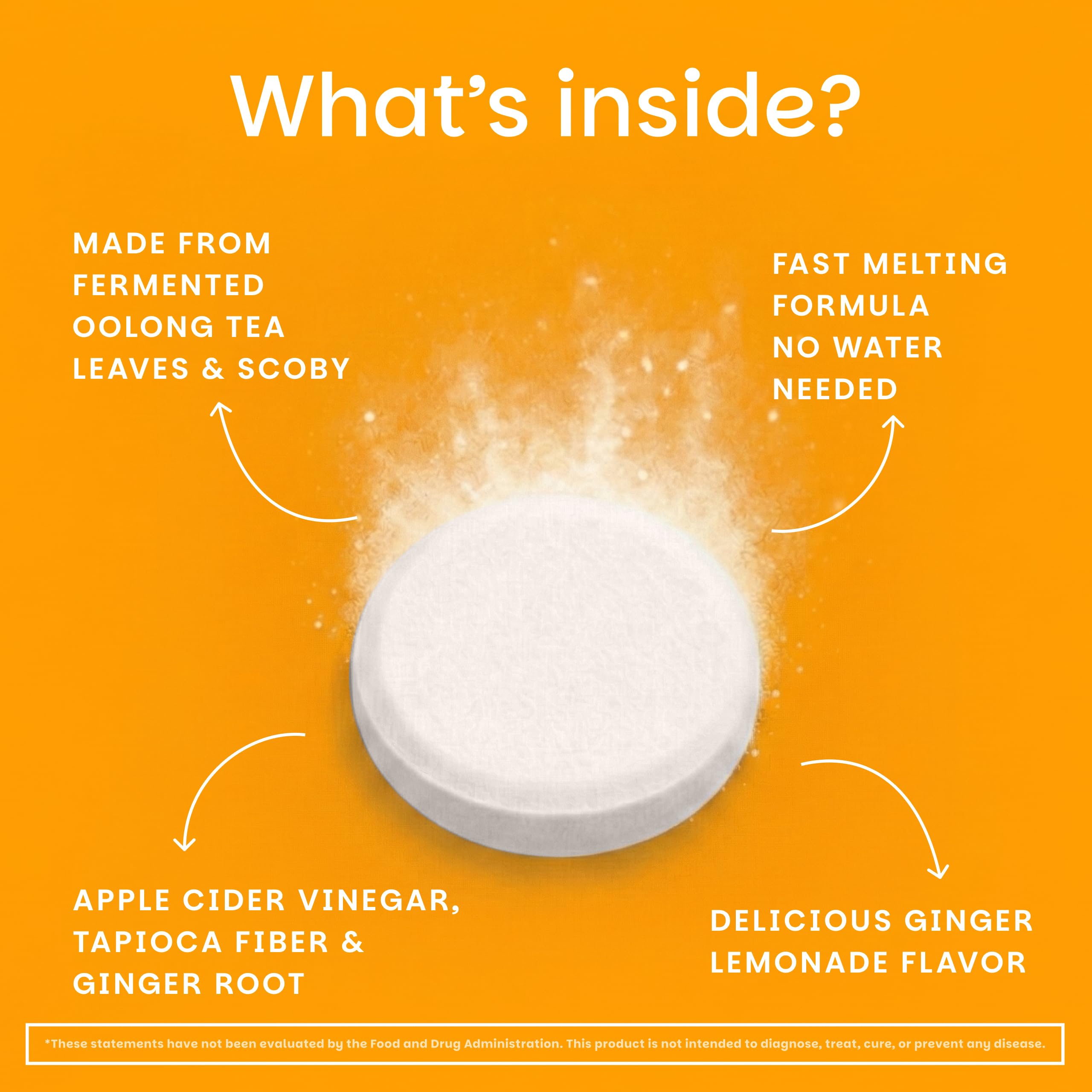 EZ Melts Kombucha Tablets in a lifestyle setting