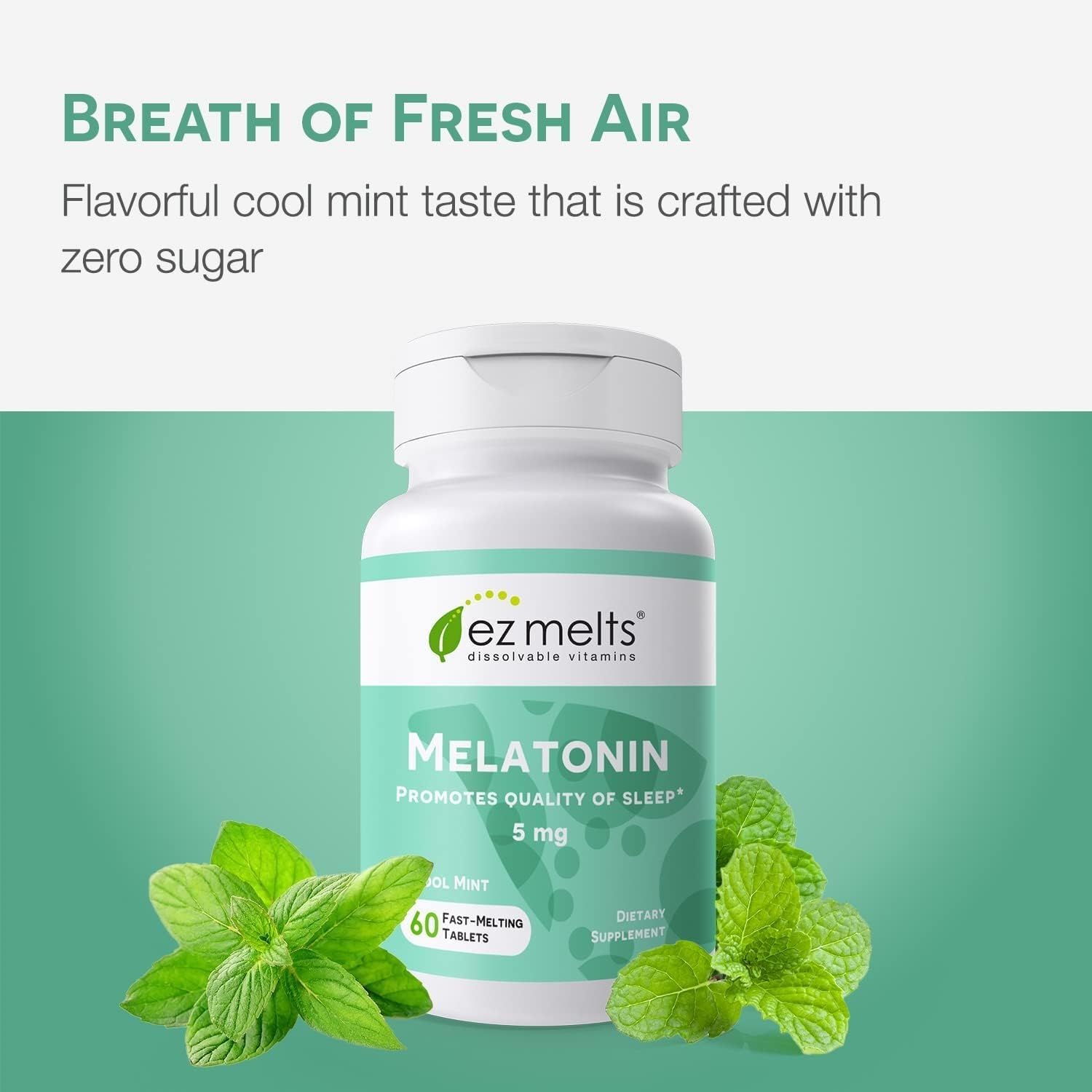 EZ Melts Melatonin 5 mg ingredients list