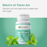 EZ Melts Melatonin 5 mg ingredients list