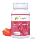 EZ Melts Melatonin 5mg sleep supplement front view
