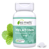 EZ Melts Melatonin 5mg sleep supplement front view