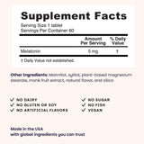 EZ Melts Melatonin 5mg tablet close-up