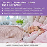 EZ Melts Melatonin Plus dissolvable tablet close-up