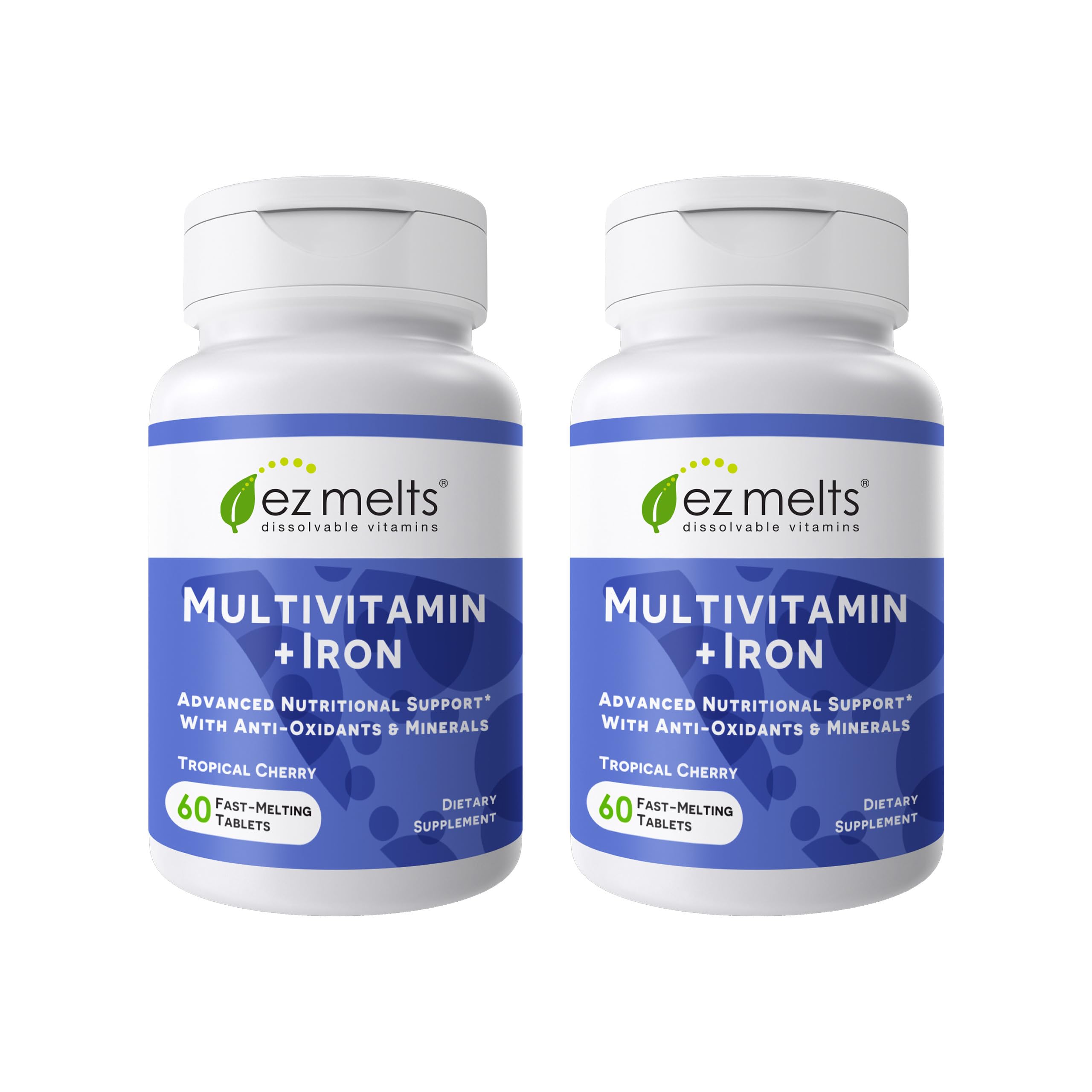 EZ Melts Multivitamin Iron-Free 200g front view