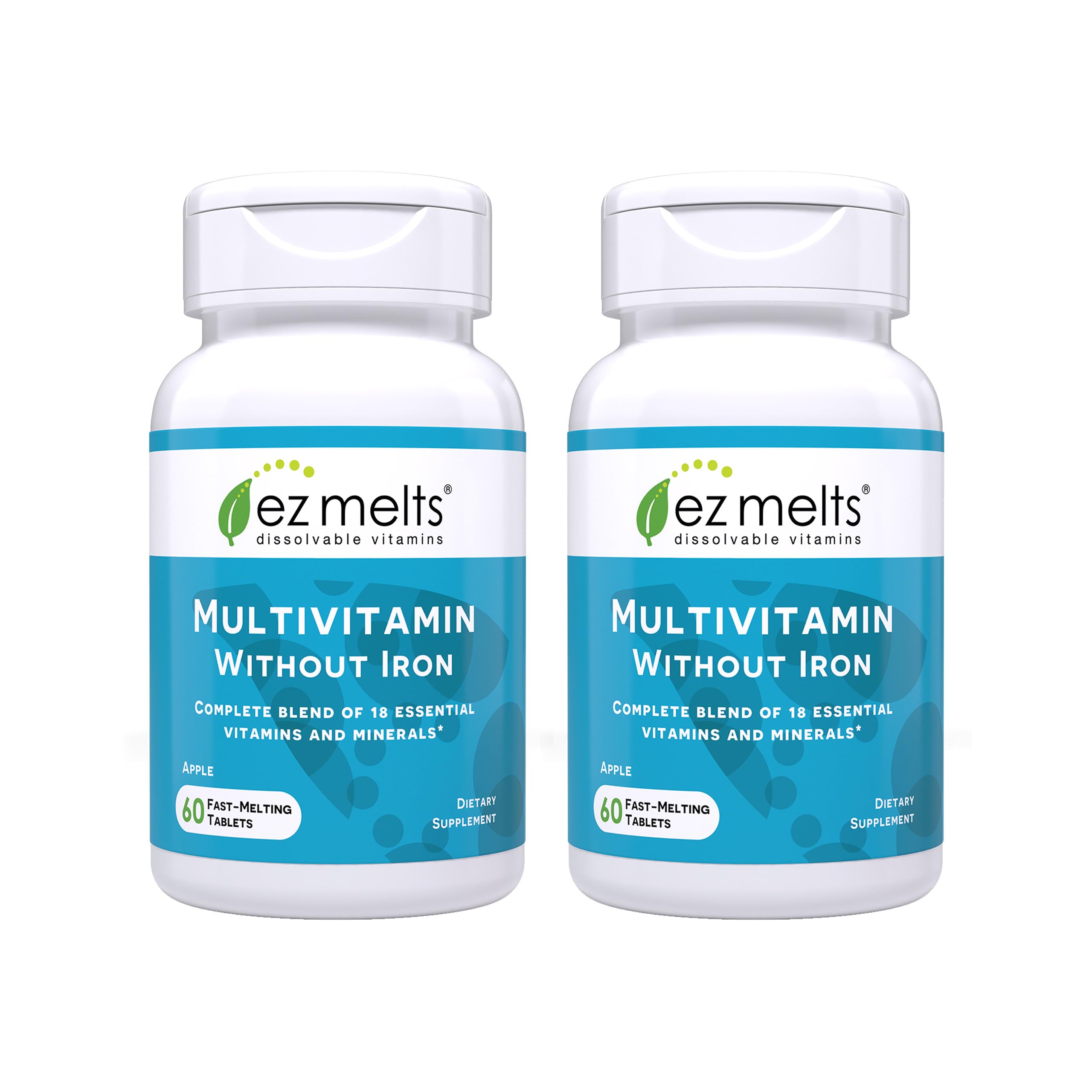 EZ Melts Multivitamin without Iron 191g front view