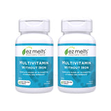 EZ Melts Multivitamin without Iron 191g front view