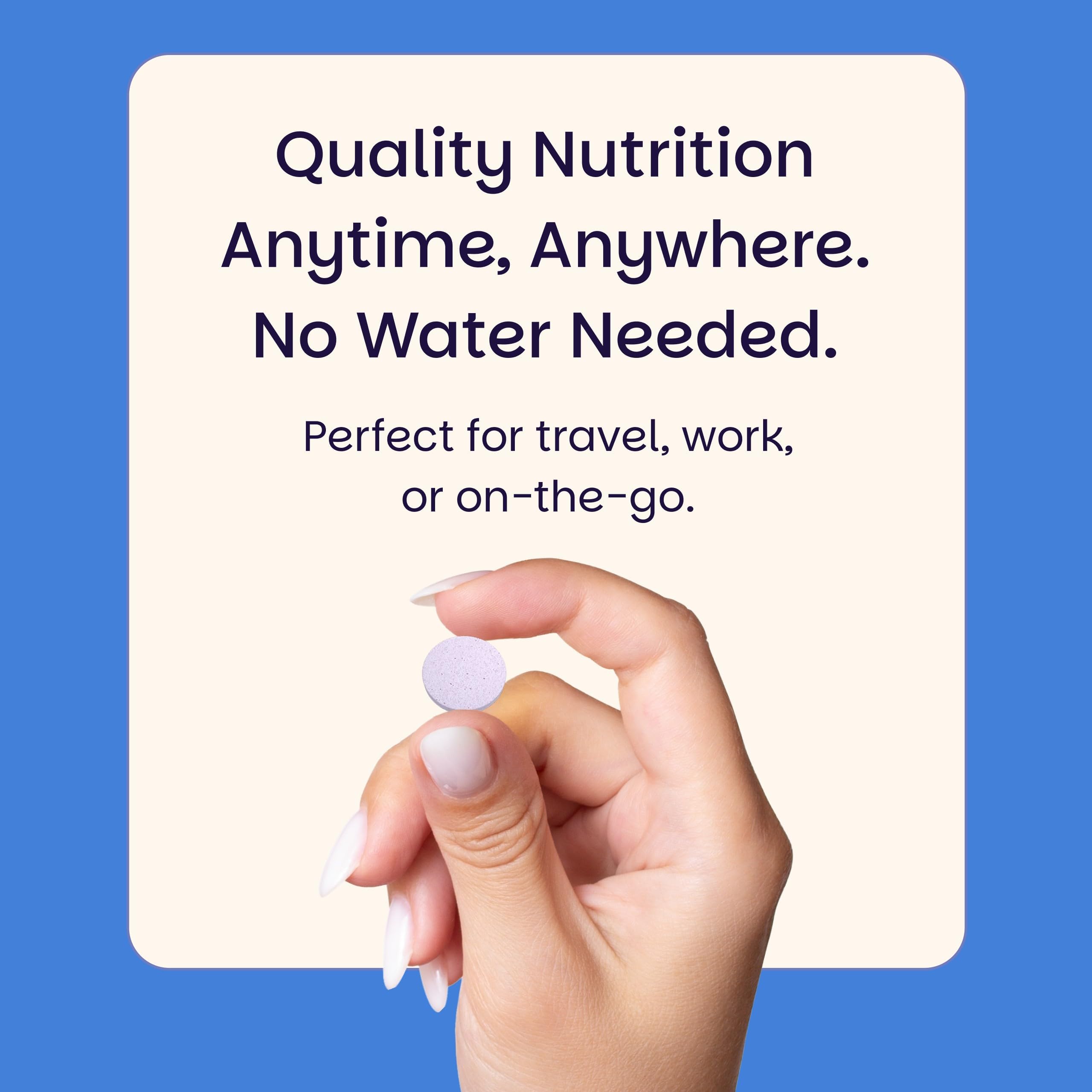 EZ Melts Oral Health Complete Probiotic Tablets close-up