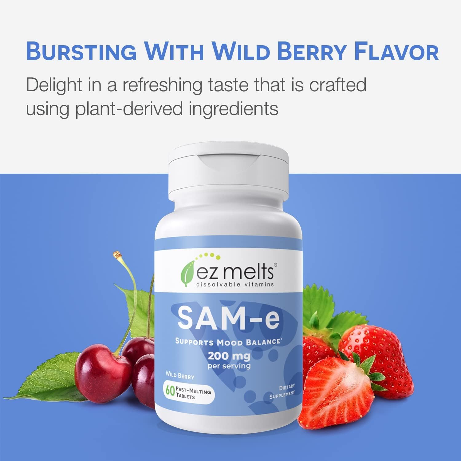 EZ Melts SAM-e Supplement 200mg product dimensions
