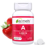 EZ Melts Vitamin A 1500 mcg supplement front view
