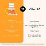 EZ Melts Vitamin B6 Supplement 50mg in a hand