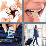 EZ VITAMINS Melatonin Sleep Strips displayed on a bedside table