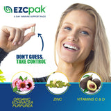 EZC Pak daily wellness Support Supplement 5-Day System packaging