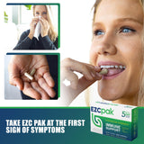 EZC Pak Echinacea capsules on a wooden table