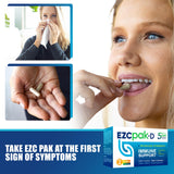 EZC Pak Echinacea daily wellness Support 5-Day System with a measuring spoon