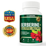 EzyAbsorb Berberine Capsules 500mg bottle with label