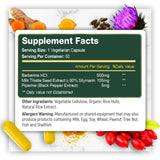EzyAbsorb Berberine Capsules 500mg side view