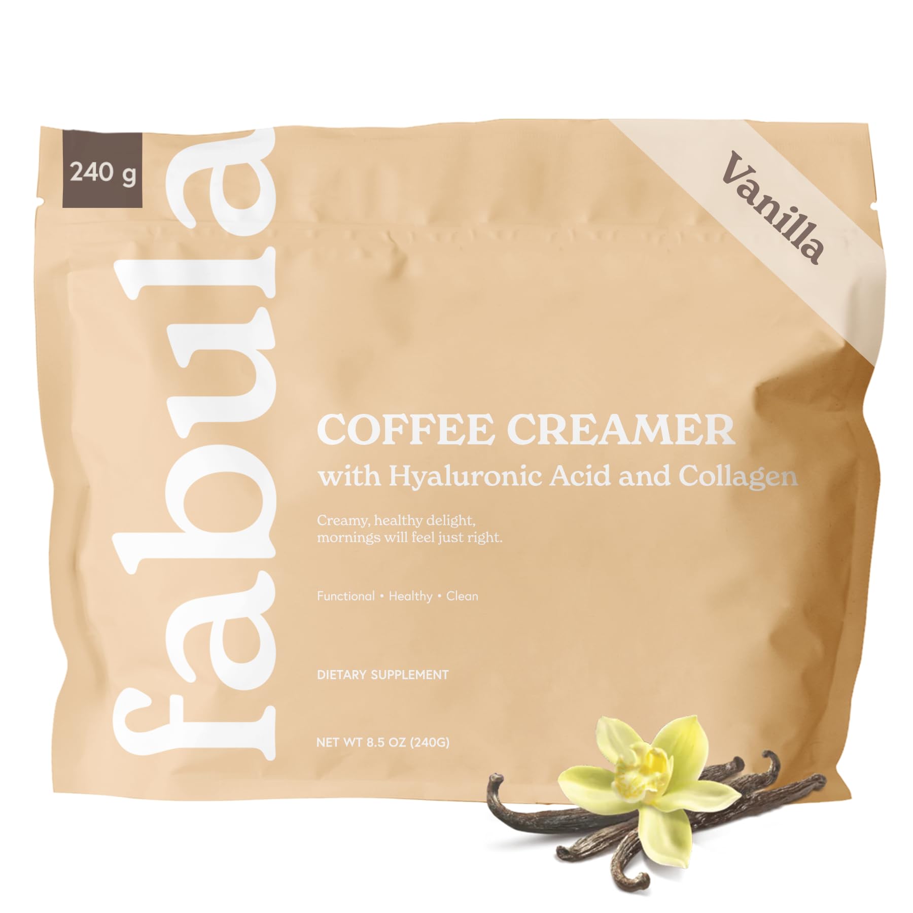 Fabula Collagen Coffee Creamer 240g front view