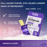 FAFA Melatonin 3mg GABA 7mg sleep strips individual sachet