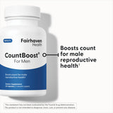Fairhaven Health CountBoost bottle with 30 easy-to-swallow capsules