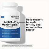 Fairhaven Health FertilAid Multivitamin for Men packaging