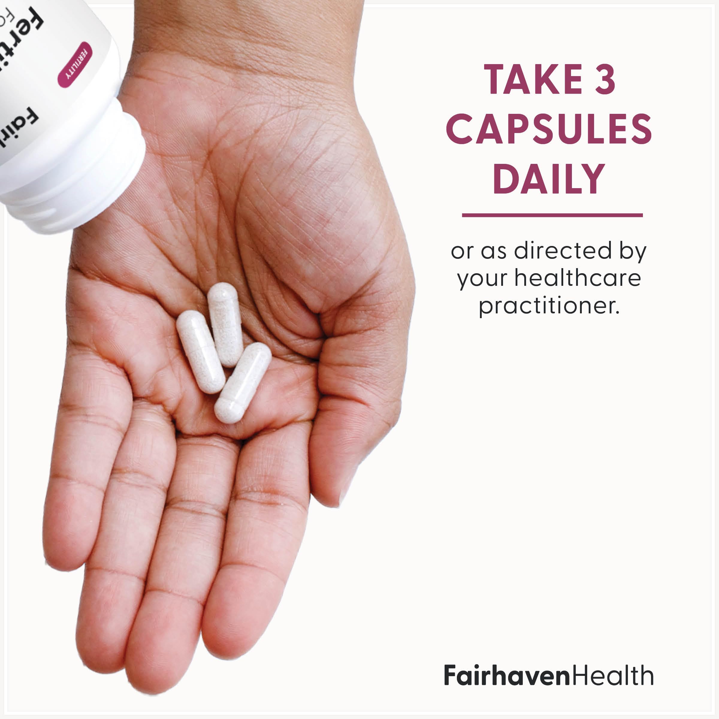 Fairhaven Health FertileCM for Women 90 Capsules back view