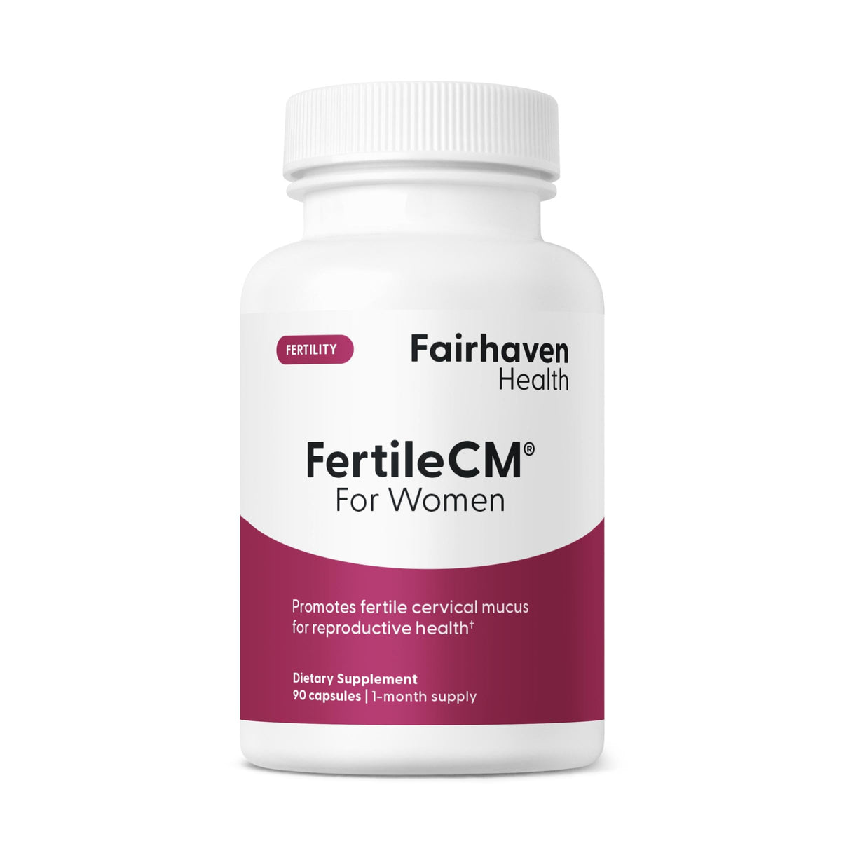 Fairhaven Health FertileCM for Women 90 Capsules front view