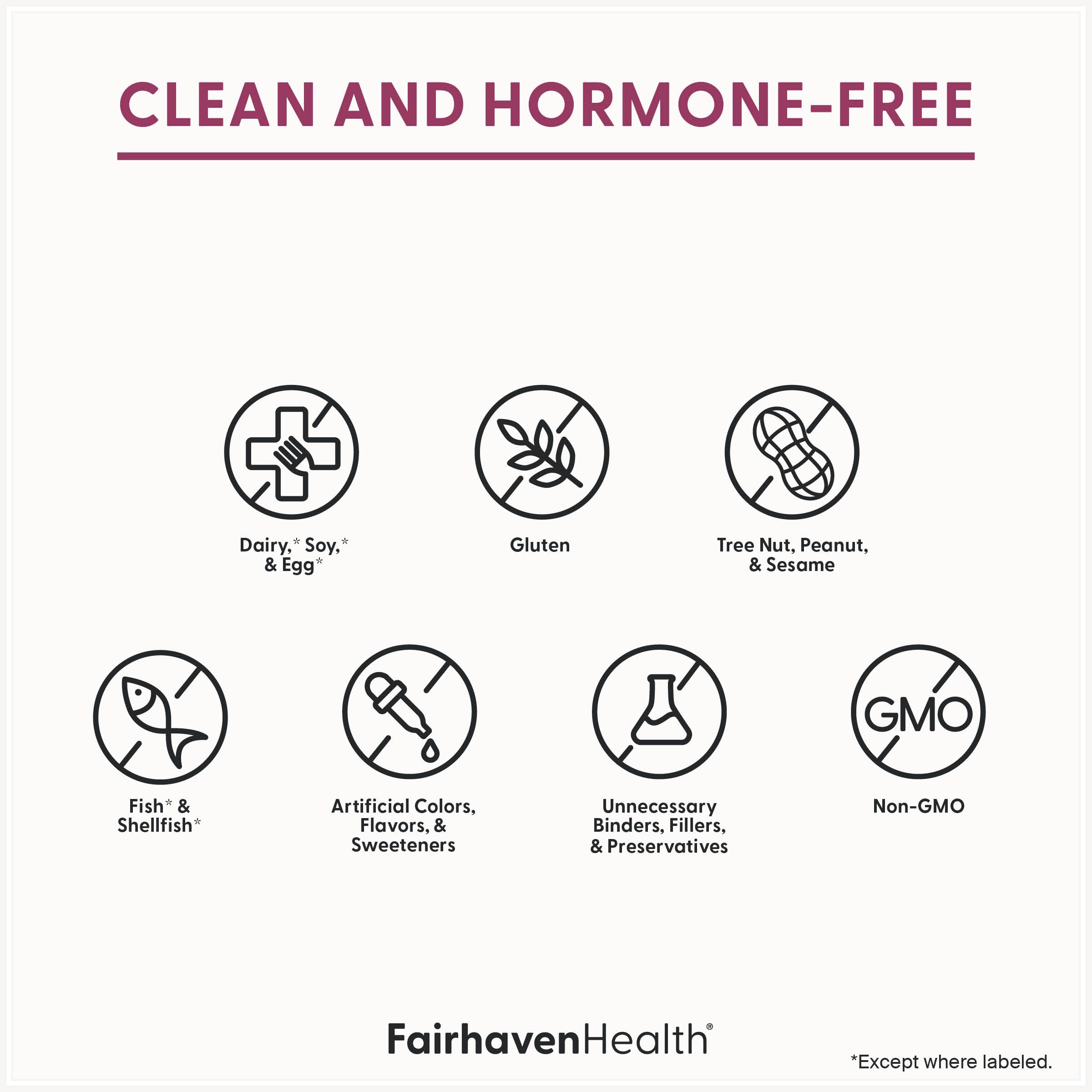 Fairhaven Health FertileCM for Women 90 Capsules on a wooden table