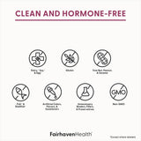 Fairhaven Health FertileCM for Women 90 Capsules on a wooden table