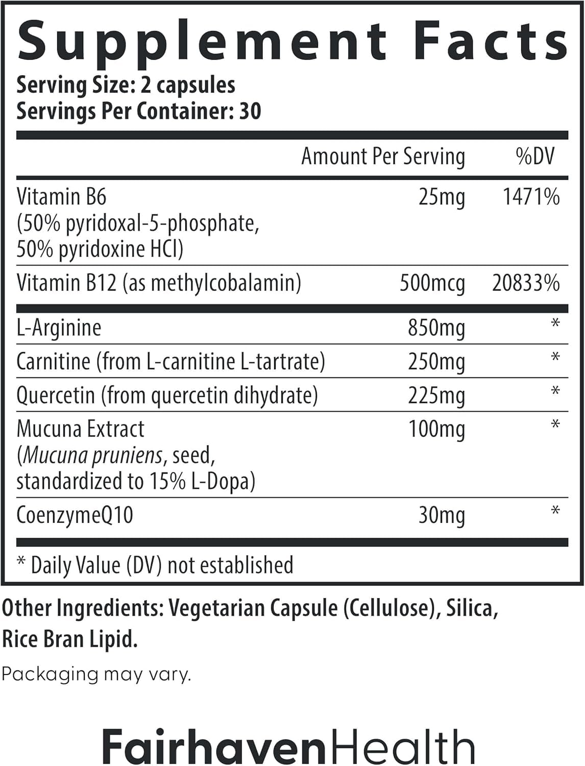 Fairhaven Health MotilityBoost Male Health Supplement packaging