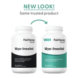 Fairhaven Health Myo-Inositol Fertility Supplement with other supplements