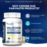 fairynutri Melatonin 9mg 180 Tablets with measuring scoop