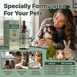 Faith Love Hope Hawthorn Herbal Supplement for Dogs serving suggestion