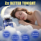 Fajeckma Melatonin Gummies 20mg with a hand holding a gummy