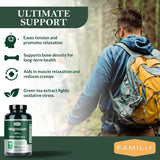 FAMILI+ Magnesium Glycinate Complex 400mg side view