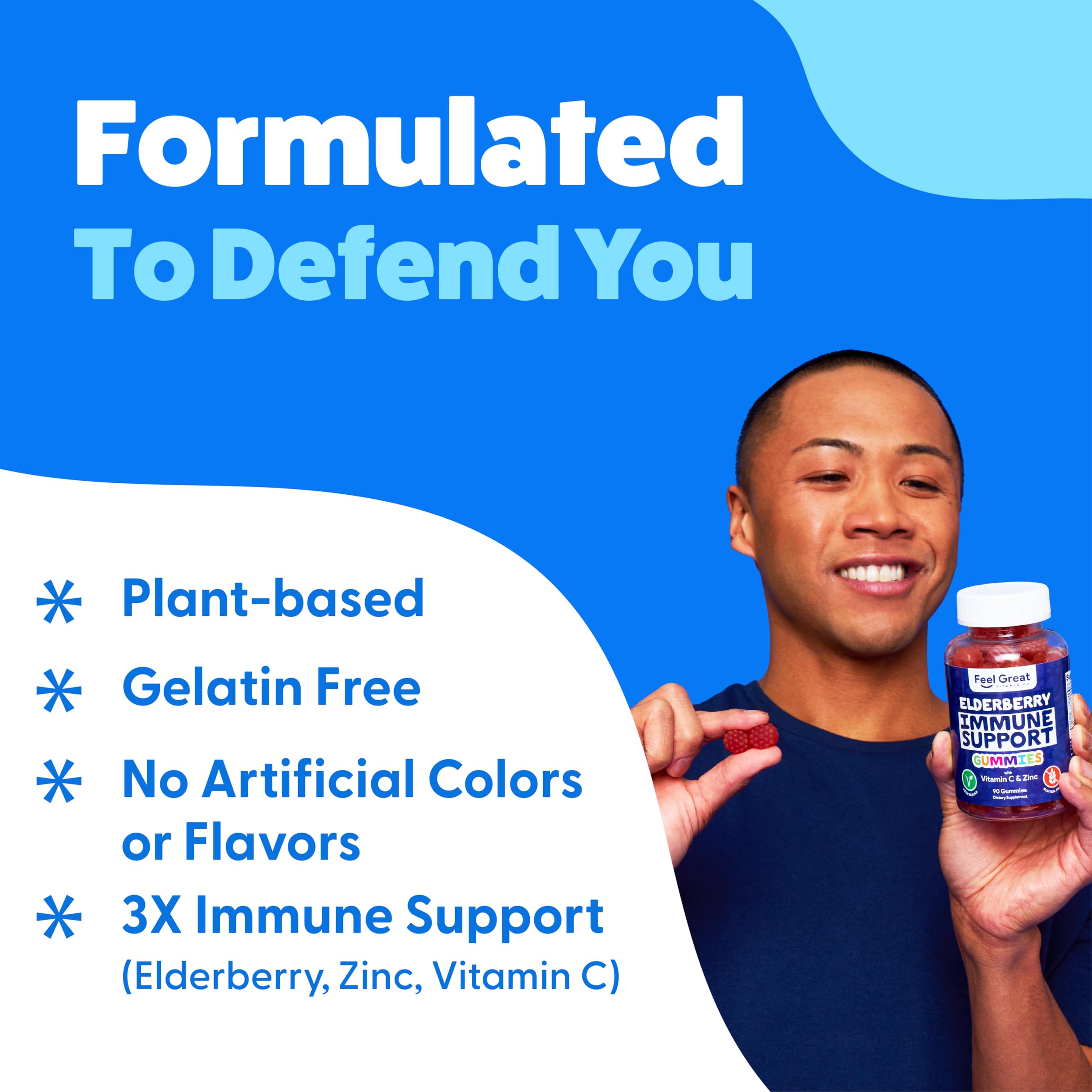 Family enjoying The Feel Great Vitamin Company Elderberry Gummies