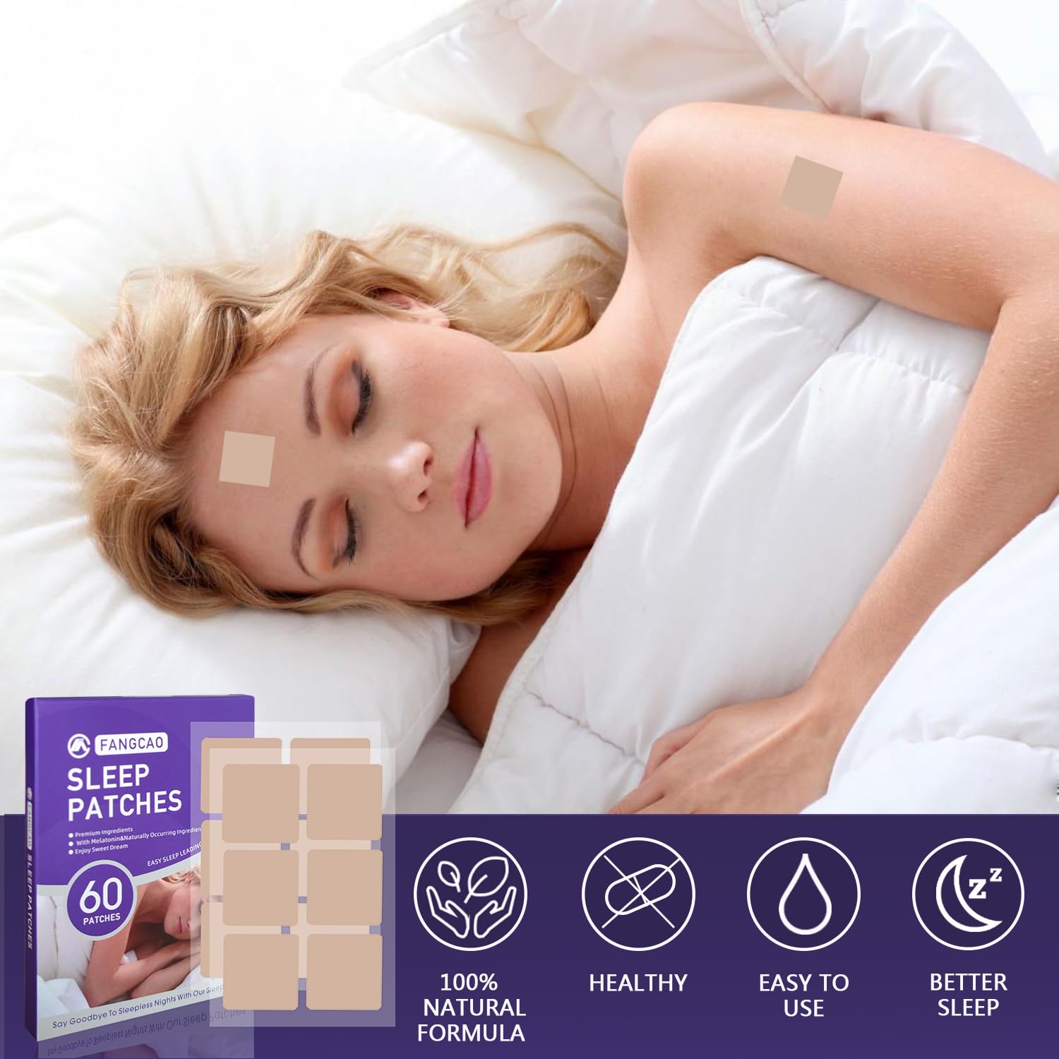 FANGCAO Sleep Patches packaging side view