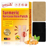 fangtaiabc Varicose Veins Patch pack front view with 36 patches