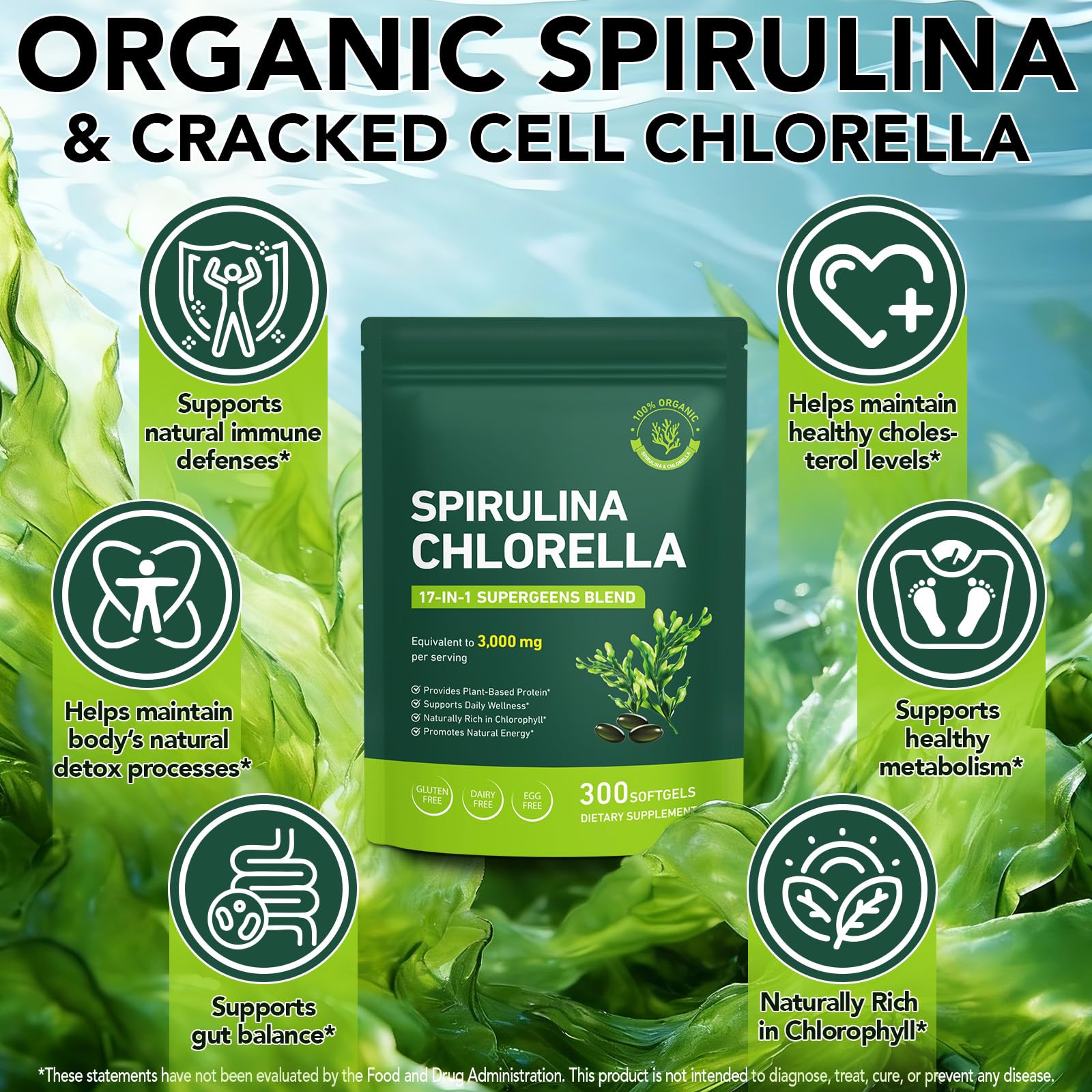 FANSHI Chlorophyll Capsules packaging side view
