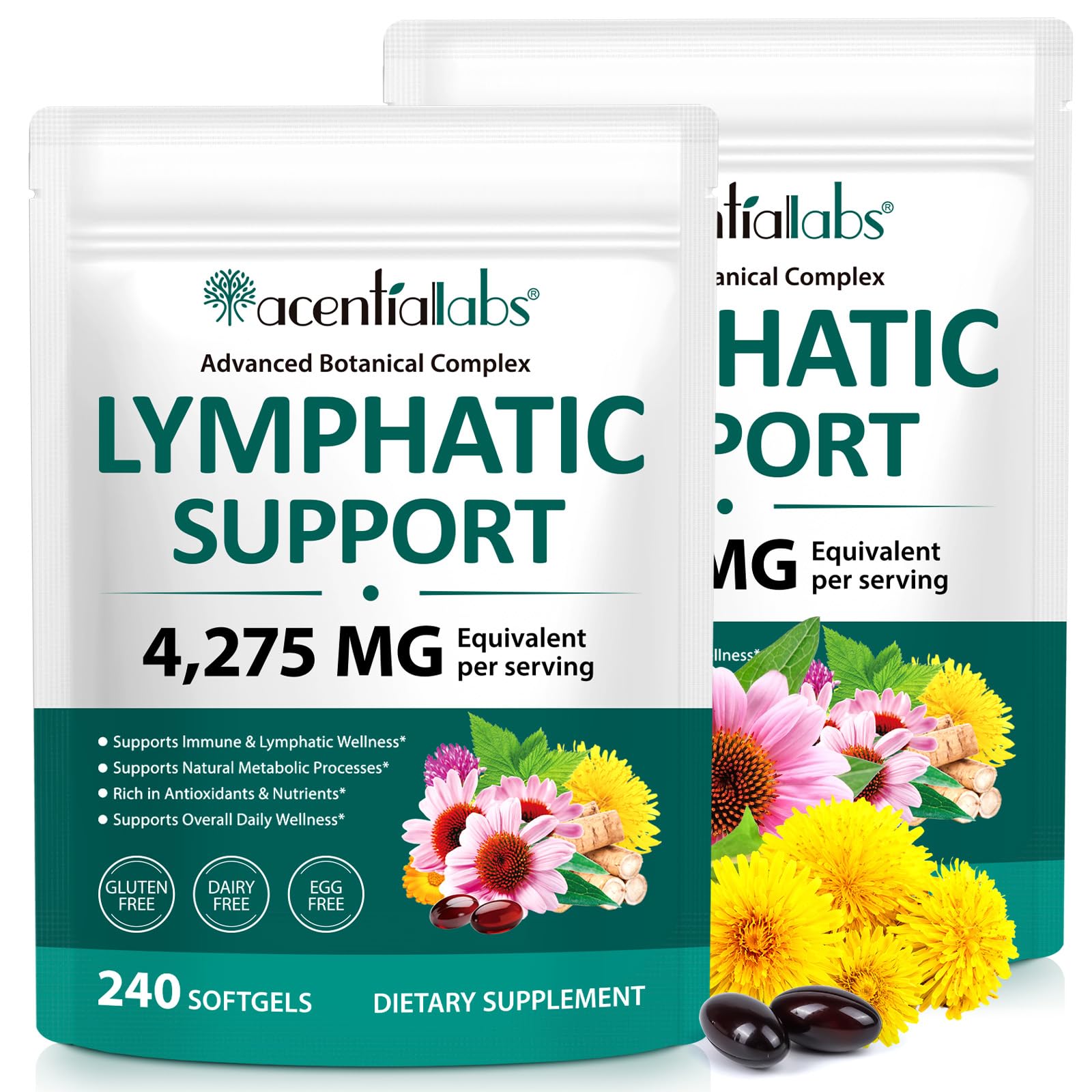 FANSHI Echinacea 21-in-1 Herbal Supplement 90 softgels front view