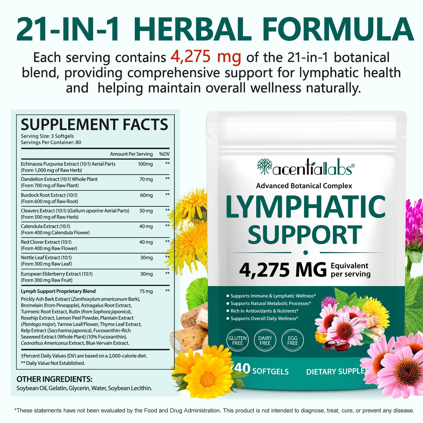FANSHI Echinacea softgels close-up