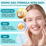 FANSHI NAC Softgels 600mg bottle with dosage information