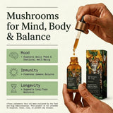 Fantastic Fungi 8-in-1 Mushroom Extract Complex bottle side view