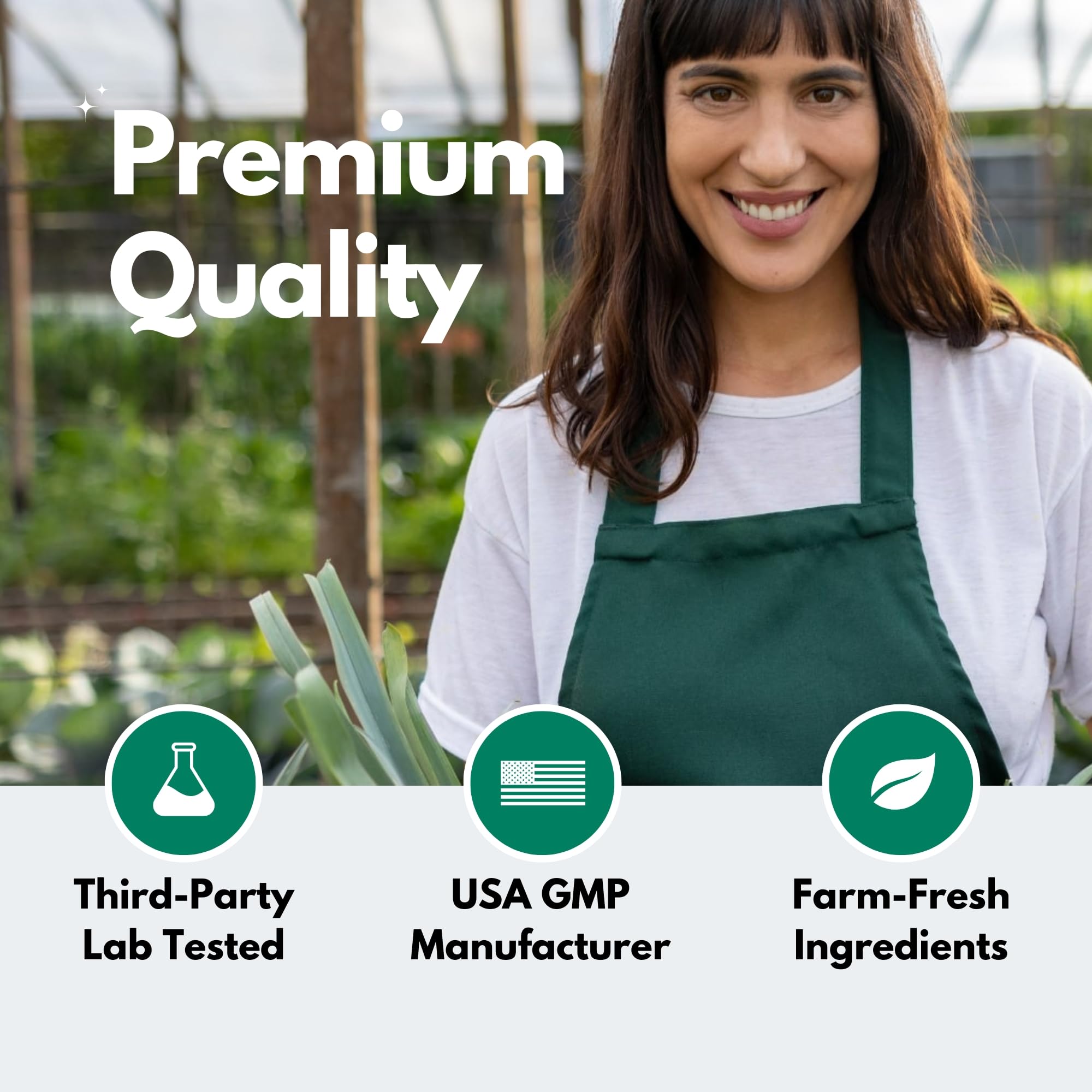 Farm Difference Saffron Extract Capsules back view with ingredient list